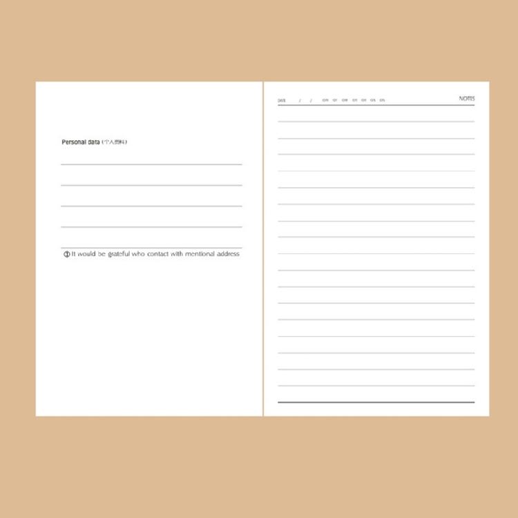 Hardcover Notebook 224 Pages Wide Lined Leather Journal Notebook Business Notepads for Journaling Note Taking Writing