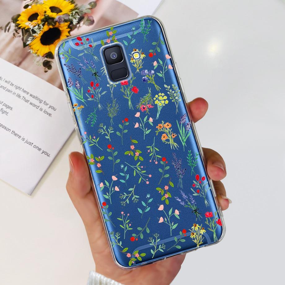 Coques For Samsung Galaxy A6 2018 phone back case SM-A600 A600F for samsung A6 plus 2018 A605 A605F A6+ Fundas protective Cover