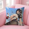 Game Zenless Zone Zero Joe Cushion Cover Natural Linen Pillow Case DoubleSided Print Decorative Sofa Pillowcase Home Decor Gift