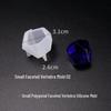 Poppy DIY Crystal Resin Mold for Tabletop Faceted Vertebrae Decoration - Small Silicone Mold Accessories