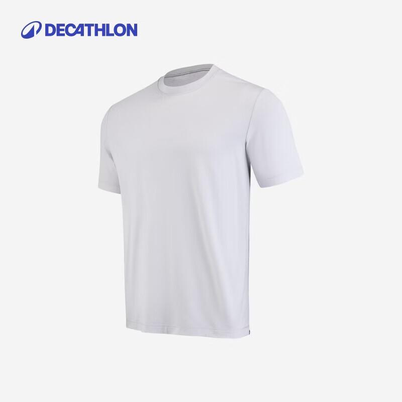 Decathlon Men s Cotton Soft Round Neck Sports T-Shirt M