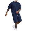 Loose Casual T-shirt Short-sleeved Shorts Two-piece Setmensummersuit