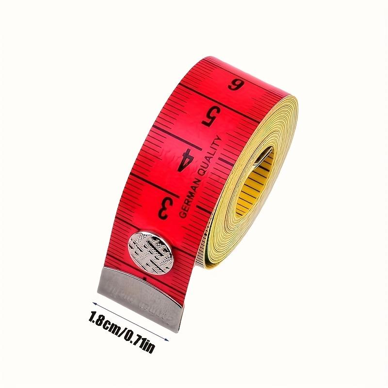 1/2PCS Colorful Measuring Tape with Buckle Dual-Sided Imperial And Metric Multifunctional Measurement Tape