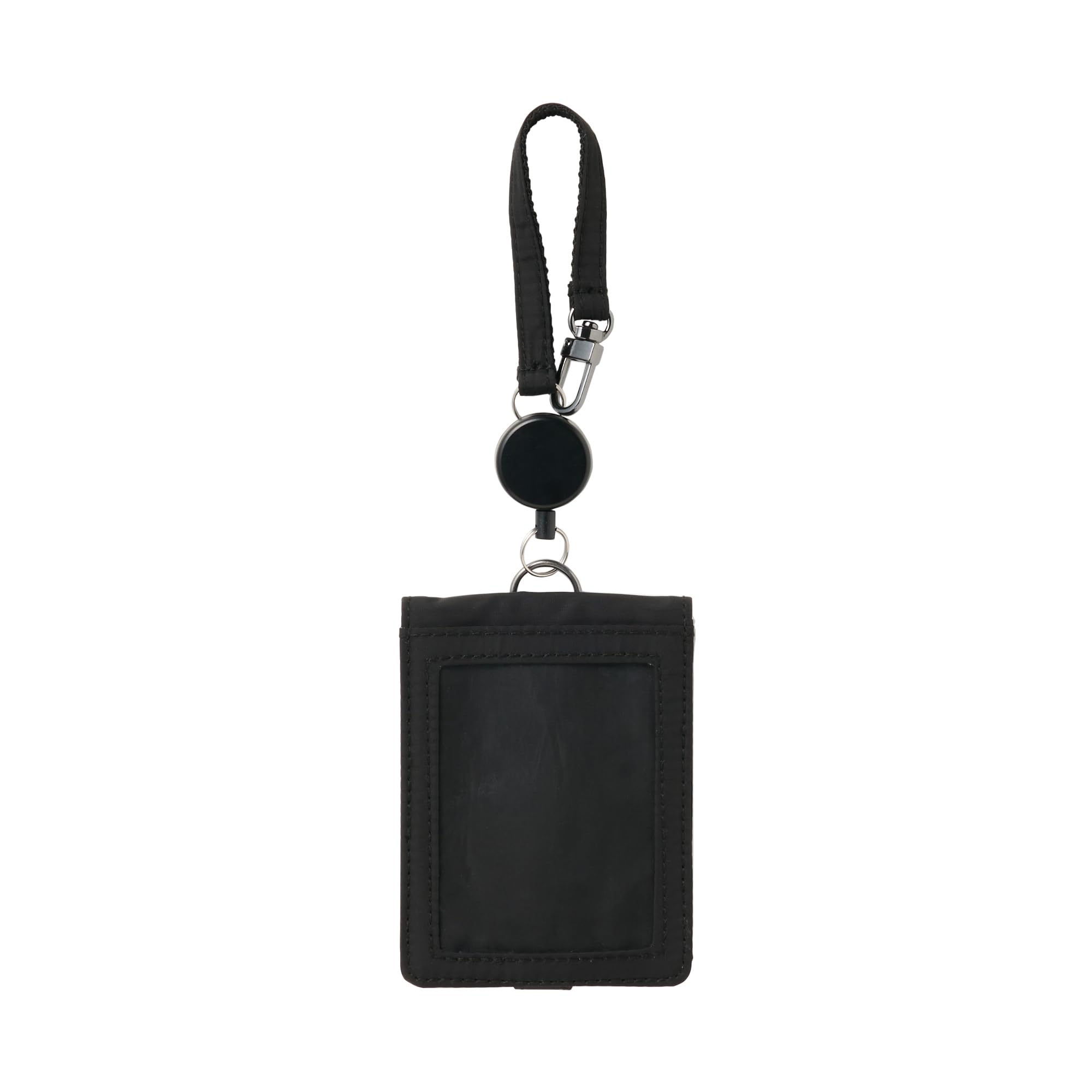 

MUJI Card Holder with 80mm x 10mm x 110mm NDG15A3A Self-Standing Reel, Black, Approx. (W) (D) (H),