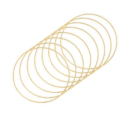 10 Pcs Dreamcatcher Rings Dreamcatchers Forms Metal Crafts DIY Circle