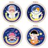 1pc Children's and Space Pattern Coaster Russian Stamping Embroidery DIY Yarn Kit Cross Stitch