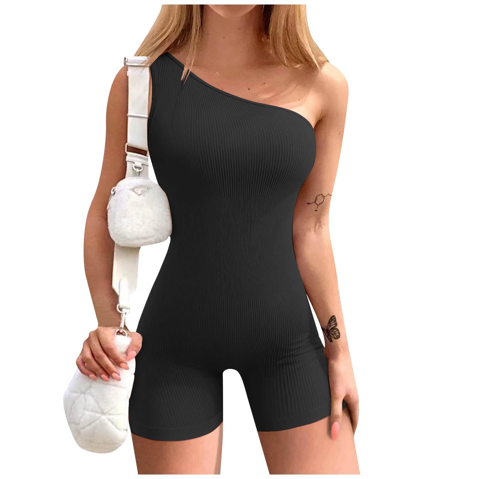 Женские однотонные спортивные леггинсы для йоги с открытыми плечами — фото 3