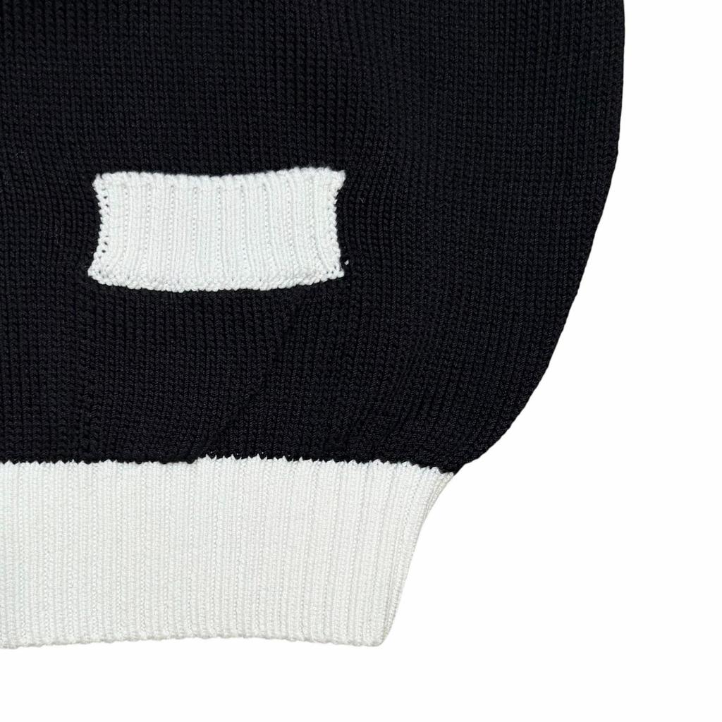 PRADA Crew neck front logo Size 38 Knit Men's Model P24I1R