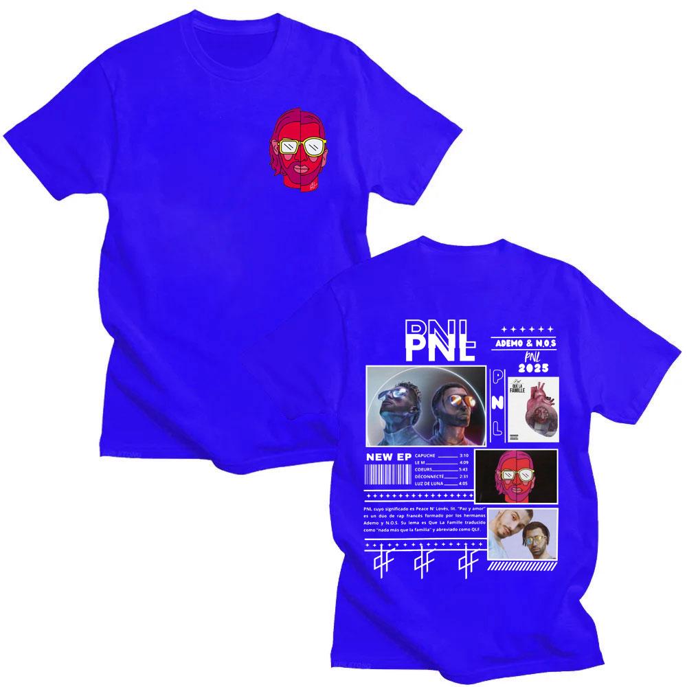Le Monde Chico T Shirt French Rapper PNL Album Graphic Tshirt Unisex Women Cotton Short Sleeve Tshirts Hip Hop Fashion Streetwear