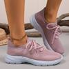 Atmungsaktive Strick-Laufschuhe für Damen Leichte rutschfeste Freizeitsneaker Damen zum Hineinschlüpfen Sportschuhe zum Gehen