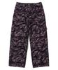 Brown Bless Camo Big Pocket Denim Pants - Burgundy