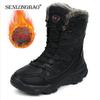 Winter Wasserdichte Herrenstiefel Plüsch Super Warme Schneestiefel Herren Sneakers Stiefeletten Outdoor Wüste Kampfstiefel Armeestiefel Botas Hombre