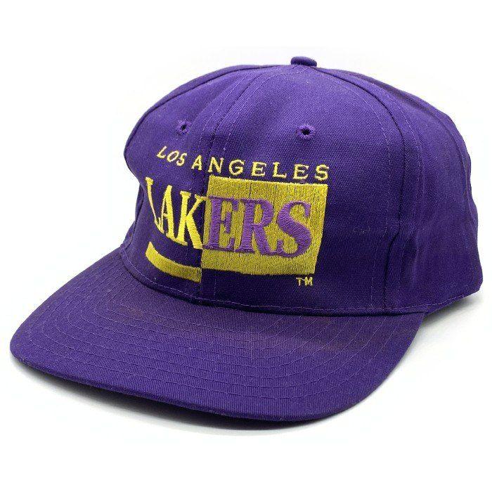 Used LOS ANGELS LAKERS Los Angeles Lakers Snapback Cap Purple