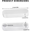 4 pcs plastic closet rod end caps, 5/16 Inch/8mm ID Wire Shelf End Caps, Spacer & Protector Covers for Closet System Wire Shelves