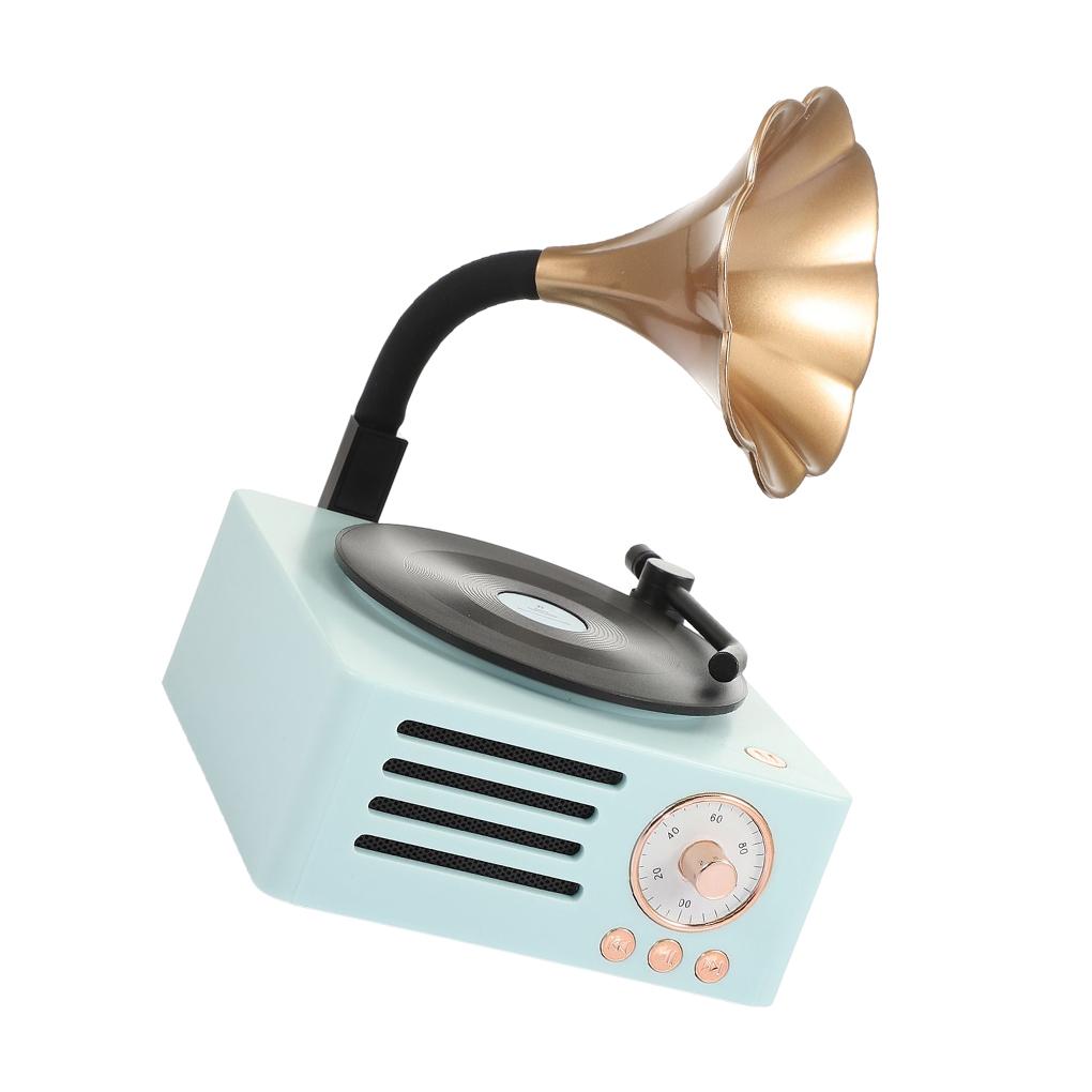 

Ретро Мини Фонограф Динамик Беспроводная запись Музыкальный проигрыватель Утренняя слава Сабвуфер Радио Главная