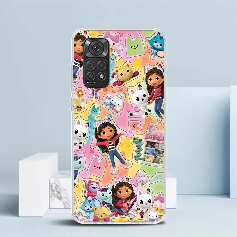 

Cartoon Gabbys Dollhouse Soft Cover for Xiaomi Redmi Note 15 14 13 12 Pro Plus Phone Case 14S 11S 11T 11E 10S 10 4G Pattern Shel Redmi Note 11S 4G