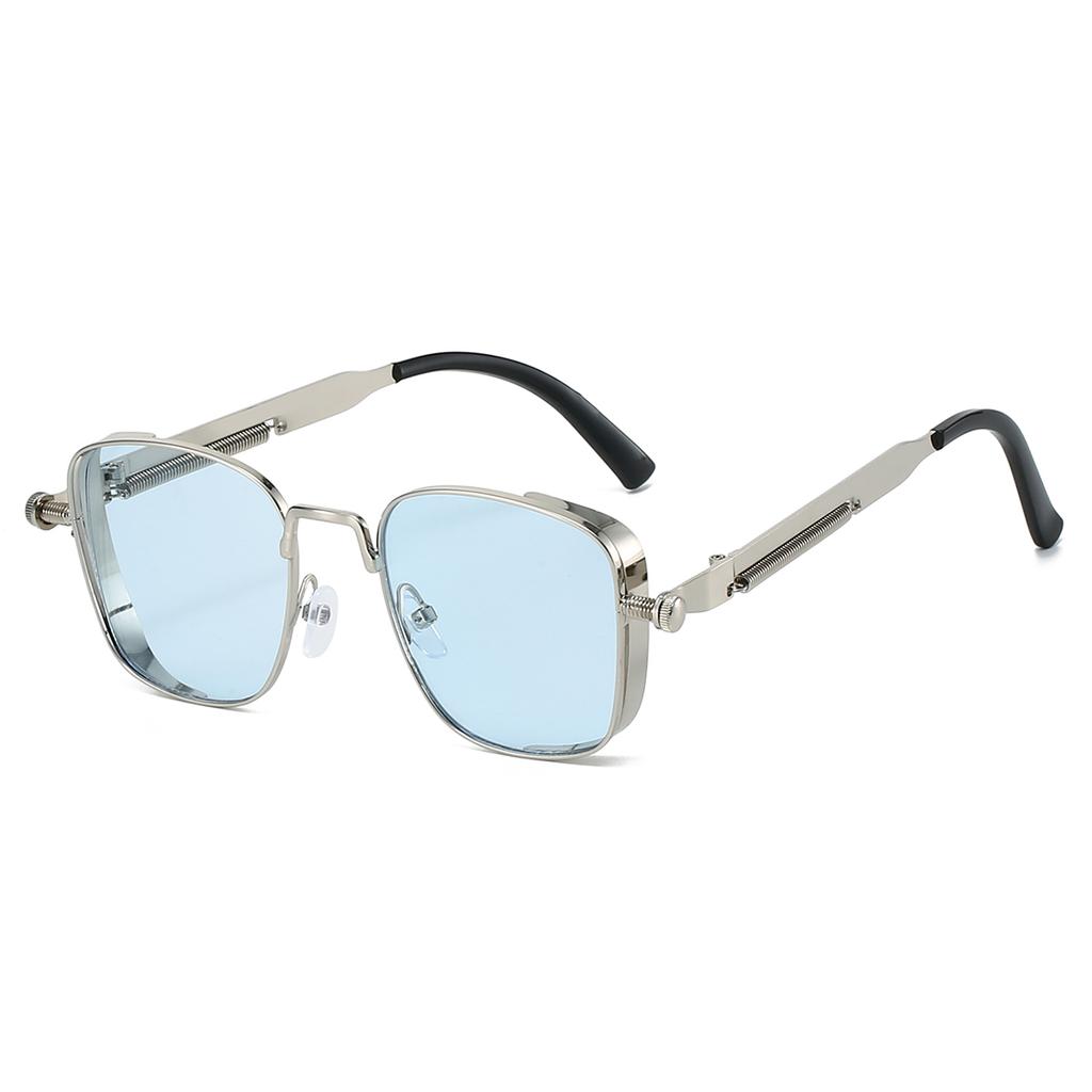 Vintage Square Sunglasses Men Fashion Retro Hip-hop Outdoor Shades Women  Trendy Brand Design Punk Decor Sun Glasses