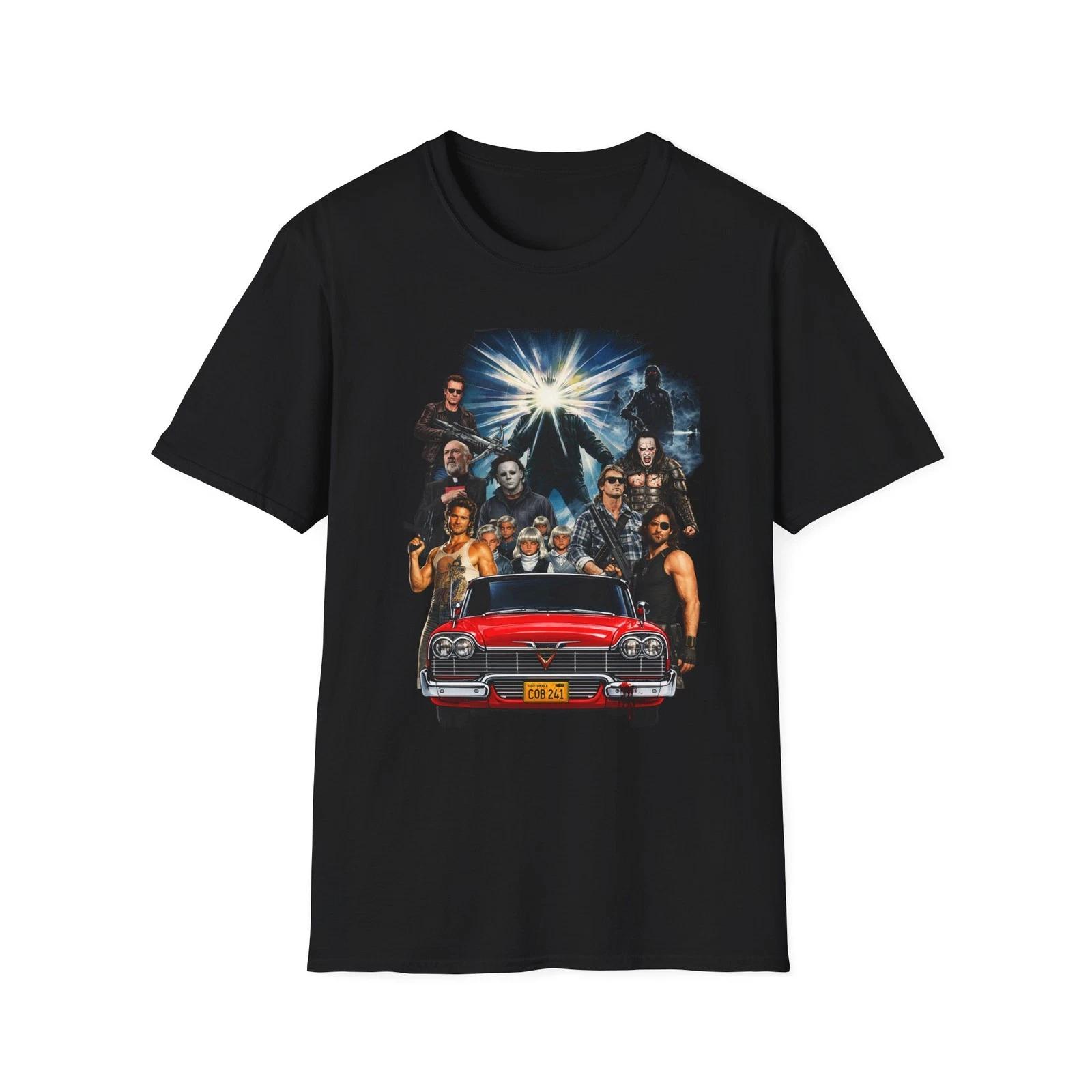 John carpenter films Retro Horror Collage T-Shirt | L