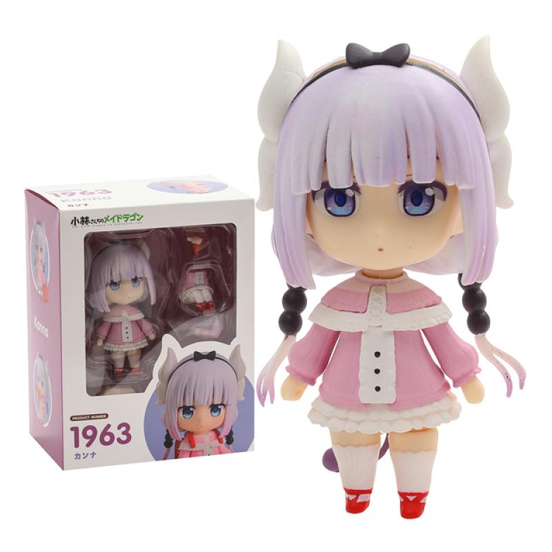 

Iruru Kanna Dragon Maid Miss Kobayashi Action Figure Toys Мила лялька Креативний подарунок для колекційного подарунка 1963 original box