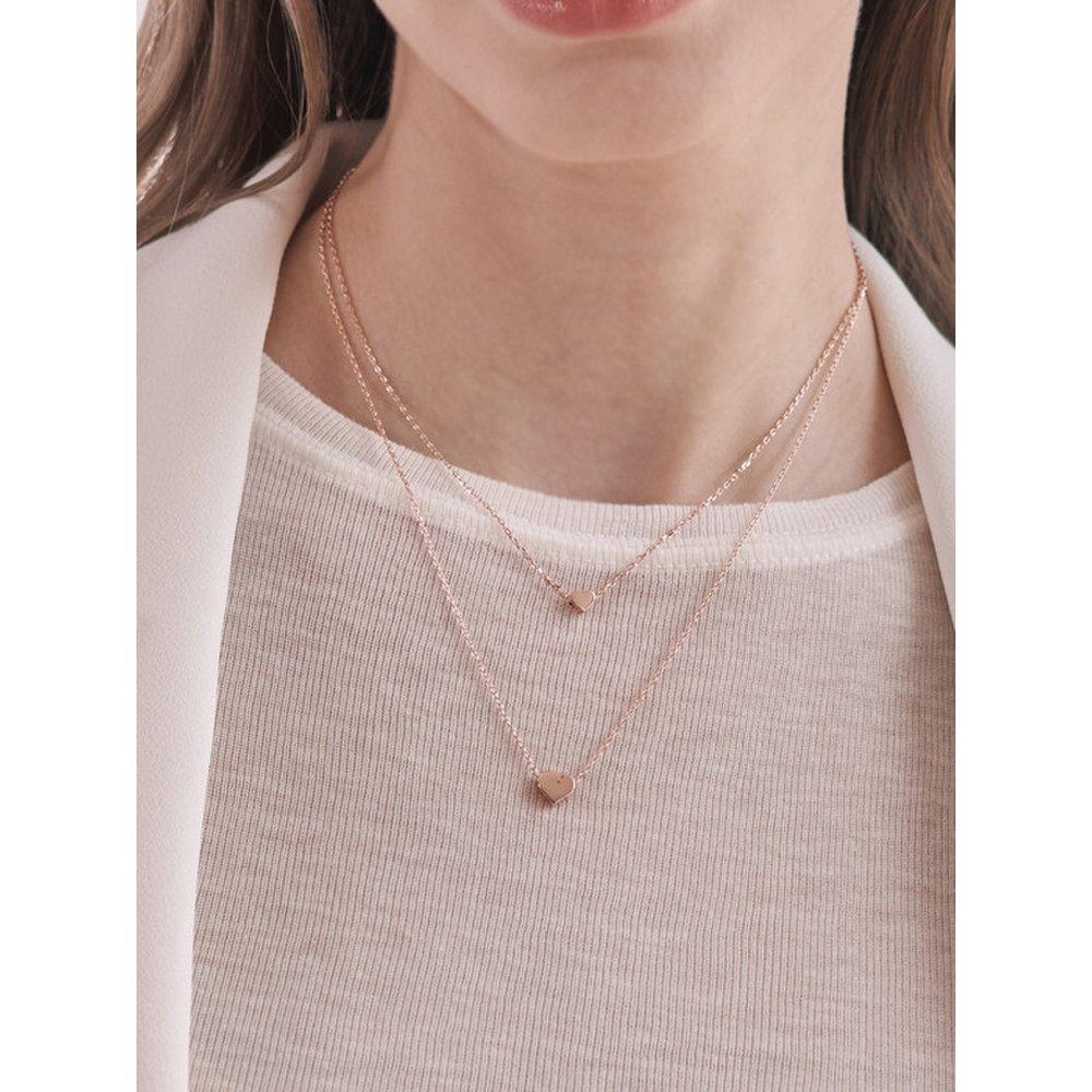 Layered Heart Necklace Elbrnn183