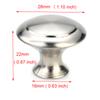 KAK 4" ~ 24'' Stainless Steel Kitchen Handles Diameter 12mm Cabinet Door Straight Handle T Bar Pulls Knobs Furniture Hardware