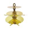 Three-Tier Gold Stamping Cake Stand for Birthday Party Desserts