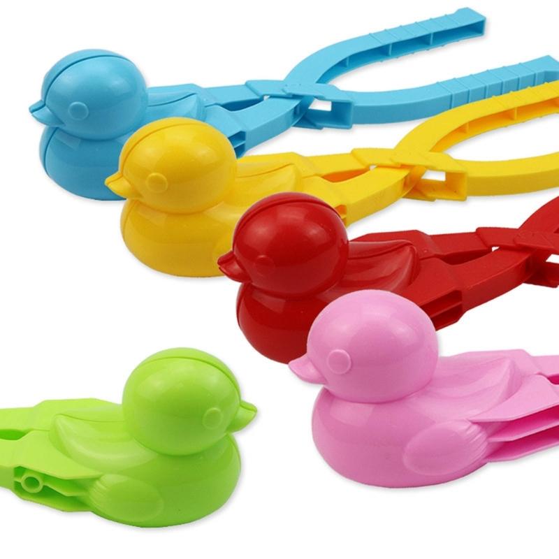 Practical Duck Rice Ball Maker Clip Convenient Rice Ball Making Clamps with Long Handle Cute Duck Rice Ball Moulds