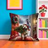 Celebrate Christmas Third Cushion Cover Cushion Cover Soft Easywash Versatile For Couch Bed Travel And Office