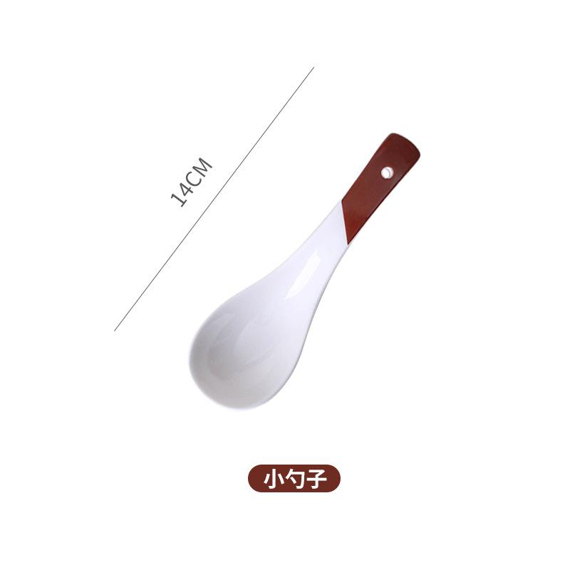 Japanese Retro Underglaze Ceramic Dishes Tableware Set Bowl Noodle Bowl Soup Bowl Vegetable Plate Western Food Bowl Light Luxury Retro