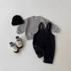 Korean Style Autumn Corduroy Overalls for Infants and Toddlers - Unisex, Multi-color Casual Outfit