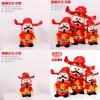Lucky Charm Figurine For Spring Festival Wealth God Decoration For Hotel Mall Storefront Sewn With Sand Foam And Stuffed Toy Material