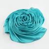 Women's Versatile Long Satin Scarf - Solid Color, Summer Sunscreen Shawl