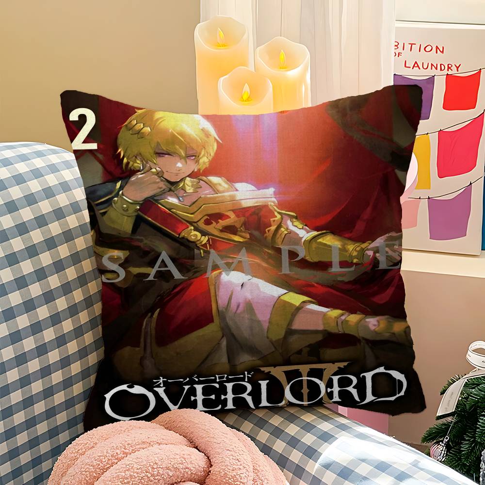 

Japan Anime Game Overlord Pillow Gift Home Office Decoration Bedroom Sofa Car Cushion Cover Case 45x45 12x12Inch