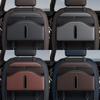 High-grade Seatback Storage Bag Leather Net Pocket Tissue Holder Car Back Seat Organizer  Vehicle