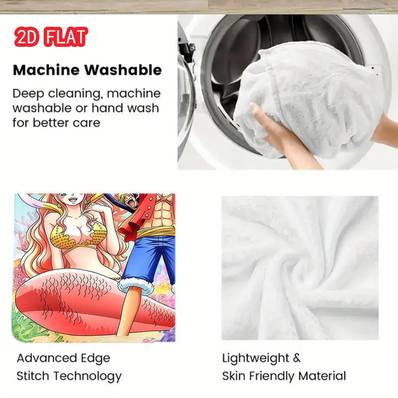 One Piece Summer Light Blanket Thin Soft Flannel Blanket for Air Conditioning Room and Daily Use THW