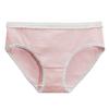 Women's Antibacterial Pure Cotton Breathable Mid-Waist Plus Size Cute Triangle Panties