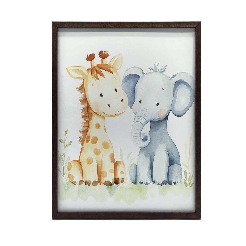 Plakat Przyjaciele Z Dżungli Plakat Przyjaciele Z Dżungli, 50X70 Cm, Bez Ramy, Płótno Premium Na Blejtramie