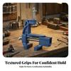 Compact Mini Bench Vise Cast Iron Tabletop Rotatable Small Work Clamp