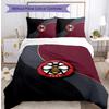 Set Lenzuola Stampato Brentford Football 3 Pezzi, Comodo Set Copripiumino per Camera da Letto Amico della Pelle
