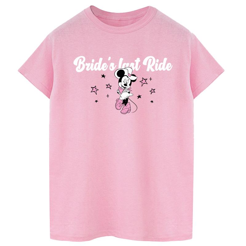 Disney Womens/Ladies Minnie Mouse Cotton Boyfriend T-Shirt