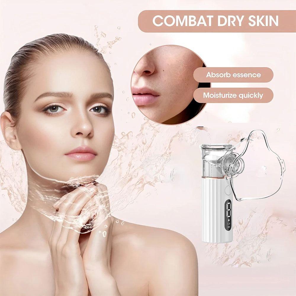 Moisturizing System Handheld Microgrid Atomizer Nano Mist Sprayer  Daily Beauty Routine