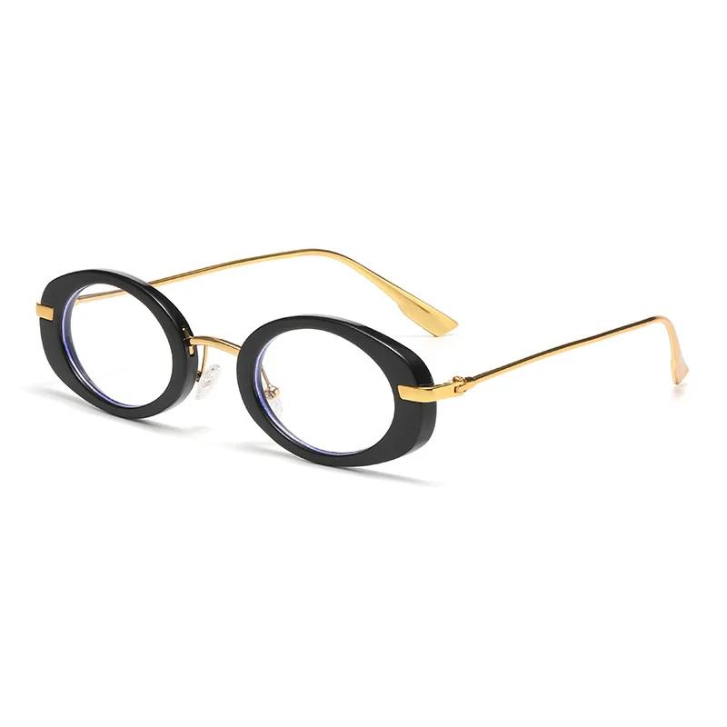 Retro Small Oval Sunglasses UV400 Protection Unisex for Travel Beach Walk The Show UV Resistant Glasses