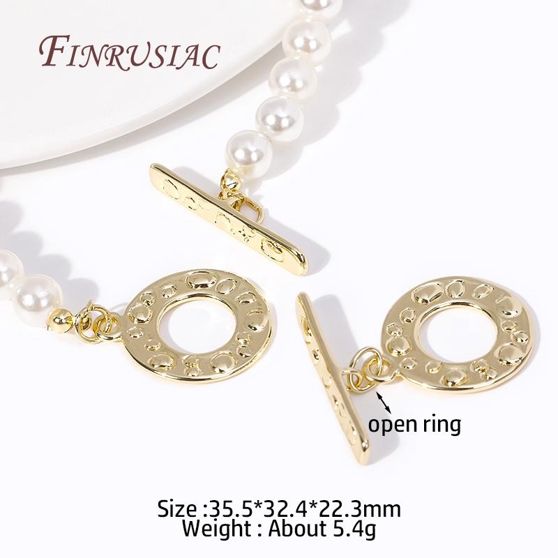Multi Styles High Quality Brass Toggle Clasps 18K Gold Plated Bracelet Connect Clasps DIY Jewelry Making Supplies OT Clasps