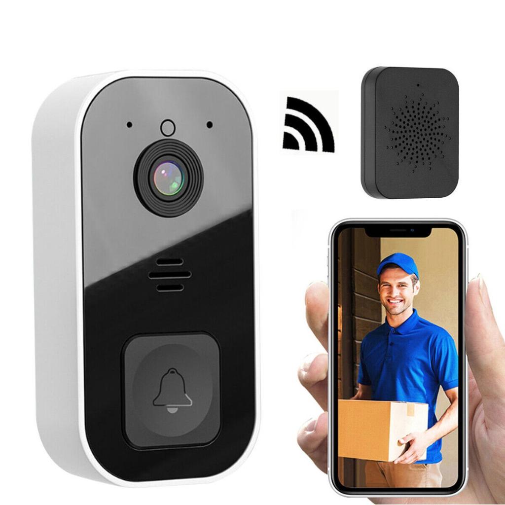PDTO Smart Wireless Video Doorbell Intelligent Visual Doorbell Intercom Night Vision