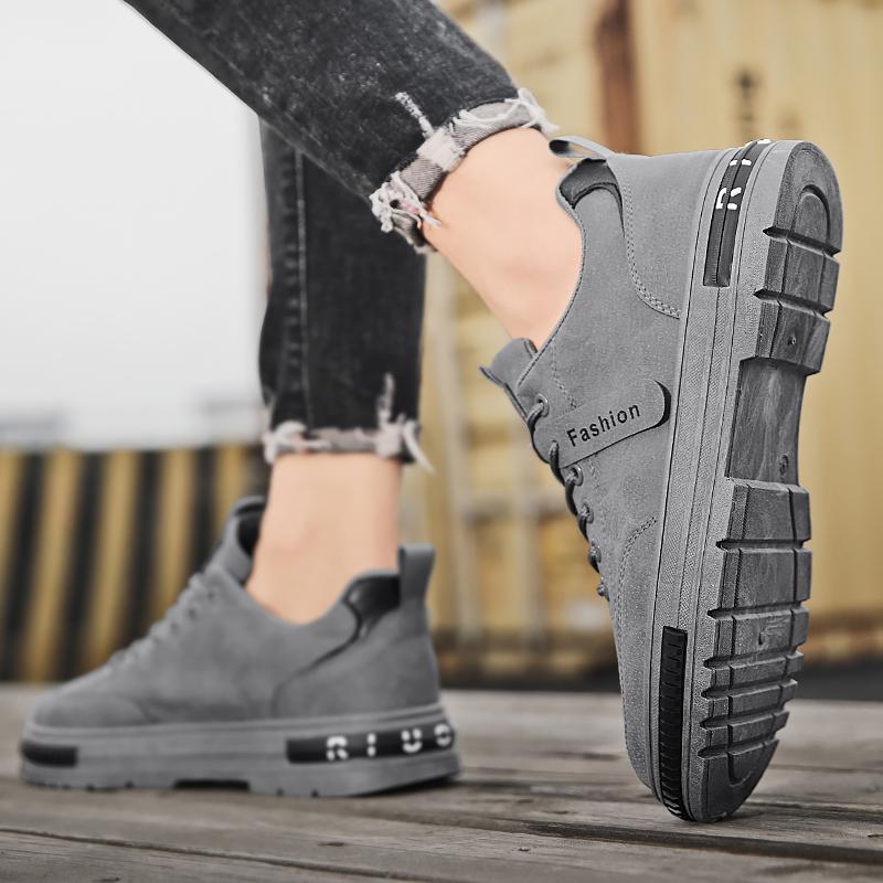 Men's Casual Work Shoes Retro Martin Shoes Labor Protection Shoes Waterproof Shoes