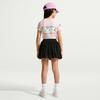 Nike Solid Color Brand Logo Moderate Skirt Summer Kids'