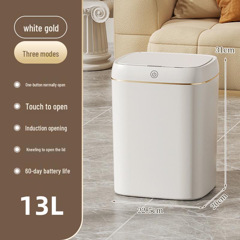 Cubo de Basura Inteligente con Sensor para Cocina, Baño y Dormitorio - Diseño de Lujo