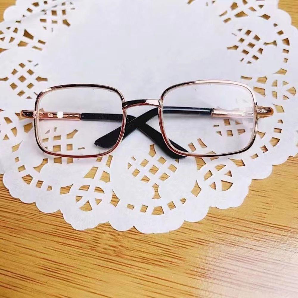 Leker 8,5CM Briller Rektangel Labubu Briller Kreative Mini Dukkebriller Idol Dukker