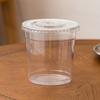 10Pcs/set Kitchen Accessories Durable Plastic Yogurt Parfait Cups 500ml With Lids Pudding Cups Clear Storage Can