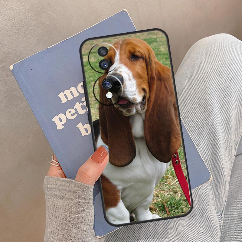 Basset Hound Dog Case For Honor Magic 5 6 7 8 Pro Cover For Honor 200 400 Lite 50 70 90 X8a X8b X9a X9b X9c